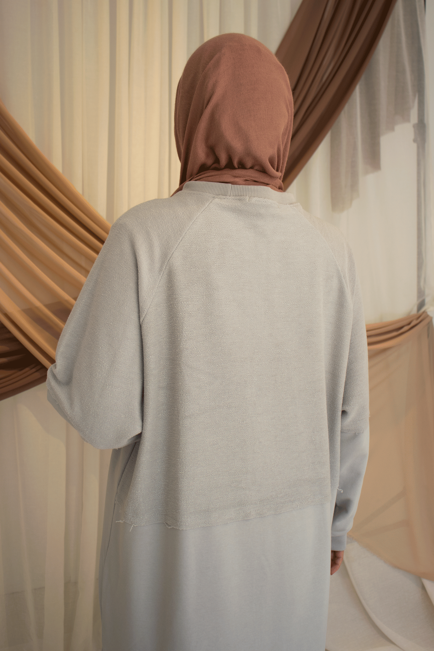 Showcasing Sabeel's elegant modest wear, designed for women who value style and modesty.
