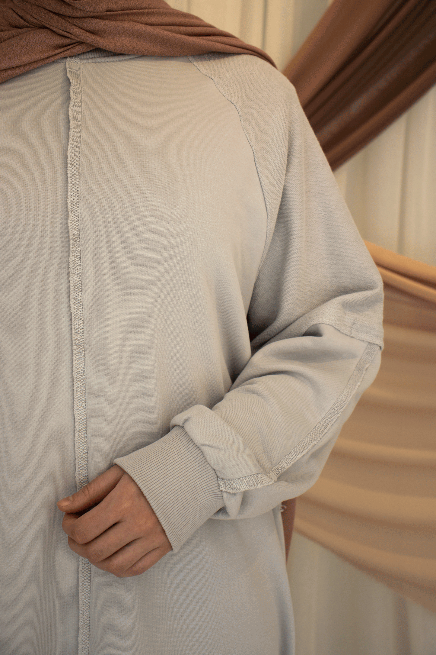 Showcasing Sabeel's elegant modest wear, designed for women who value style and modesty.