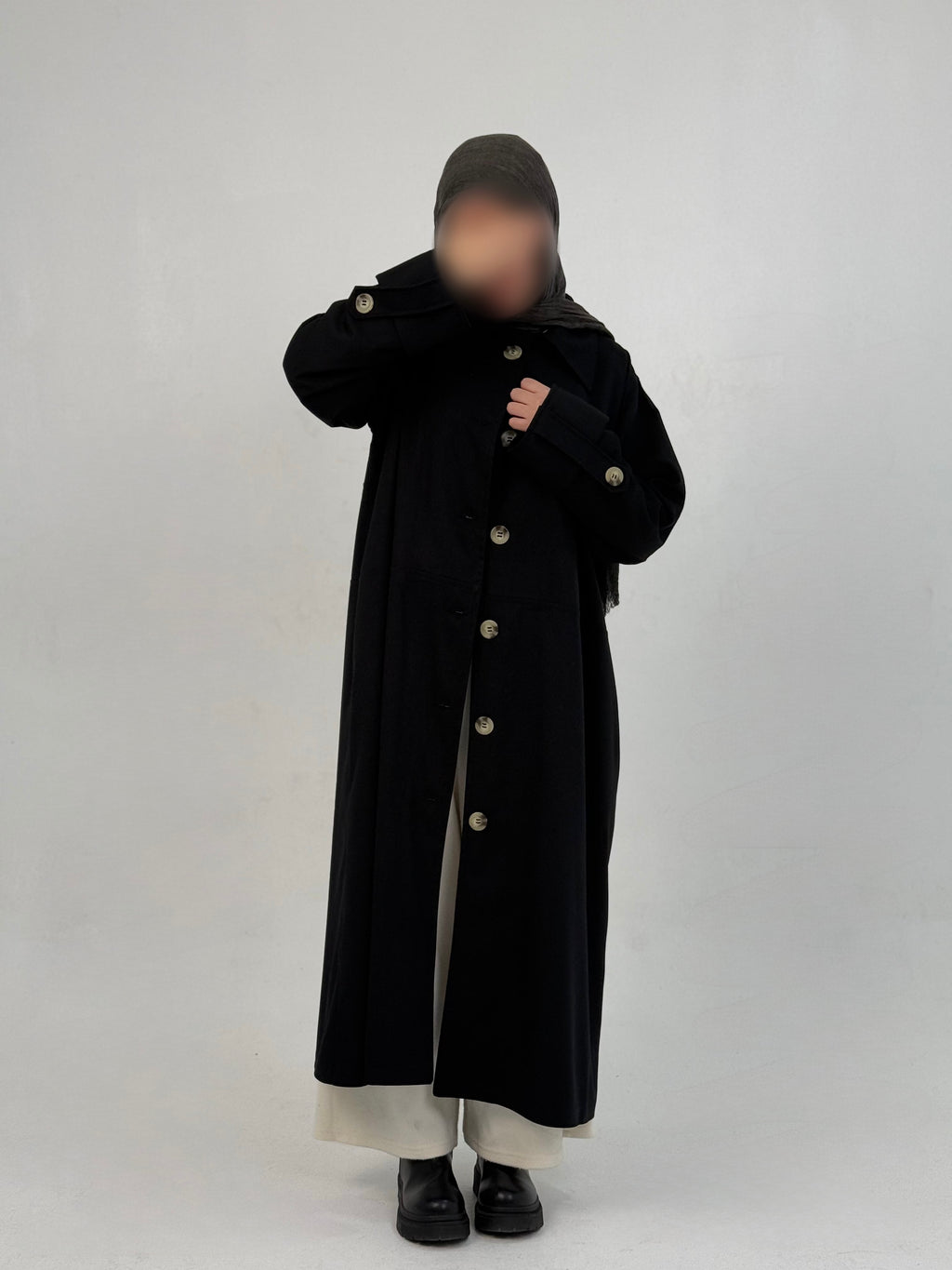 Sahar Trench Coat Black