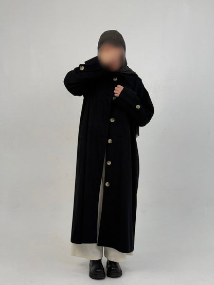 Sahar Trench Coat Black