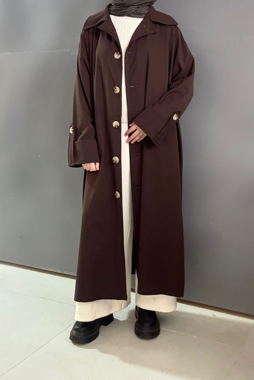 Sahar Trench Coat Brown