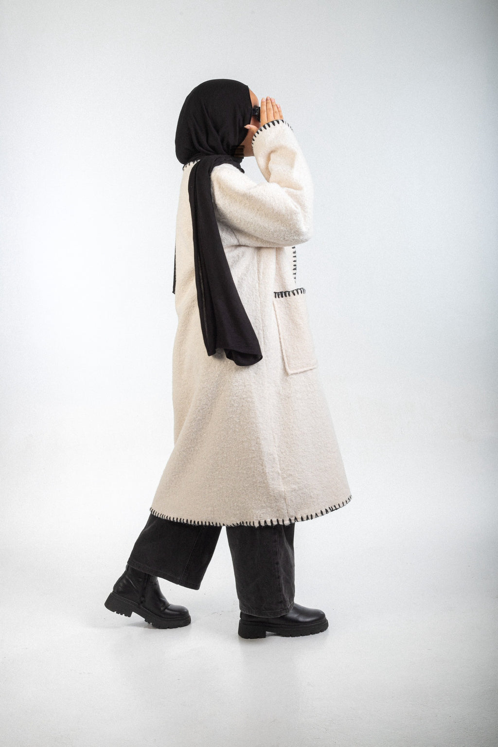 Athar Coat Off White