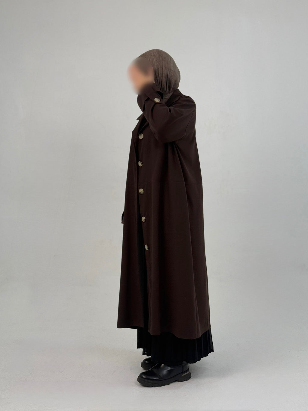 Sahar Trench Coat Brown