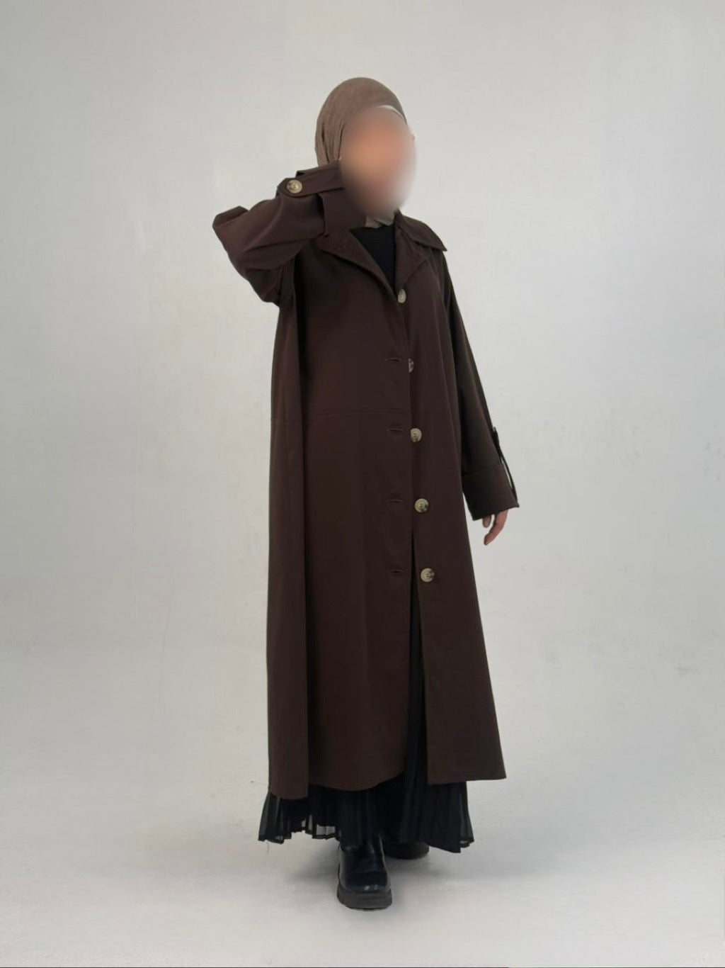 Sahar Trench Coat Brown