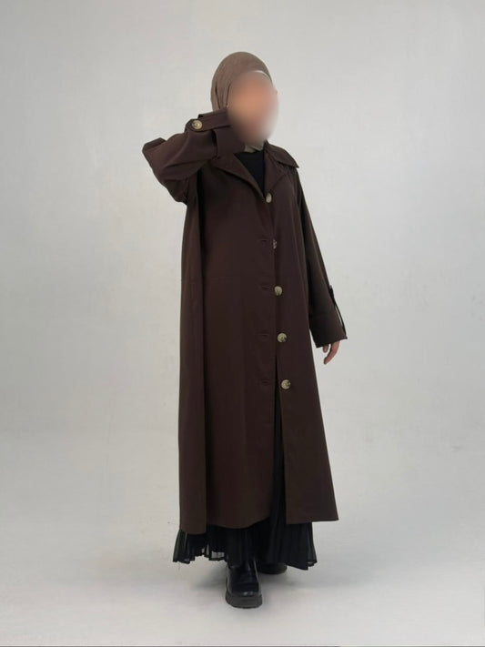 Sahar Trench Coat Brown