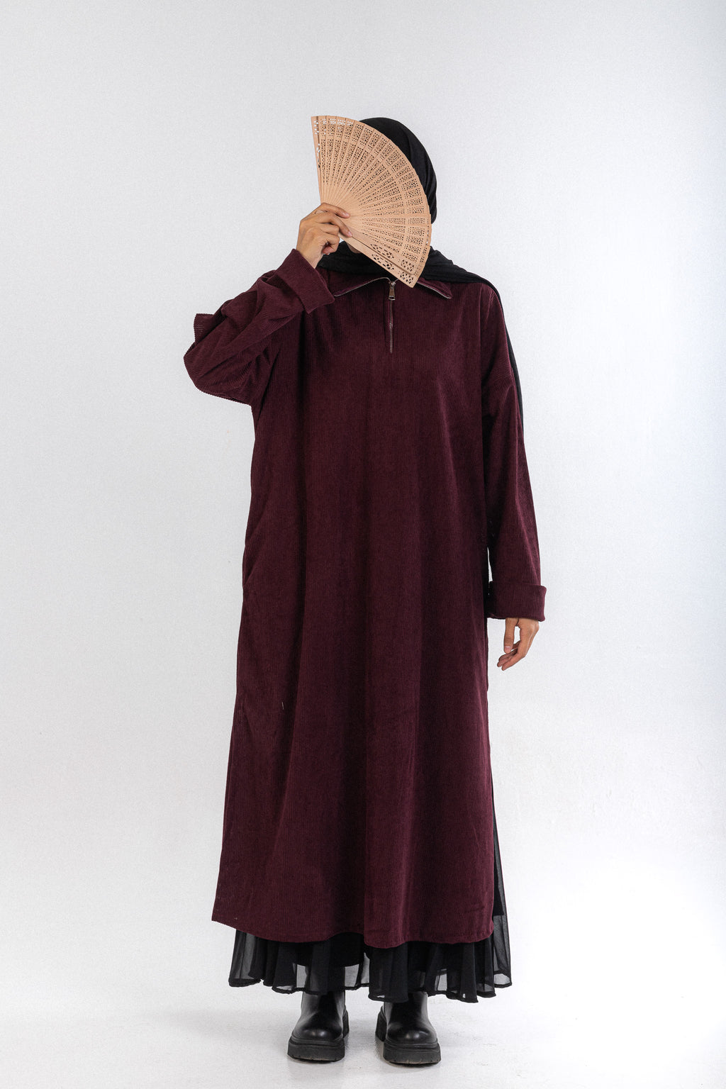Khuta Tunic Burgundy