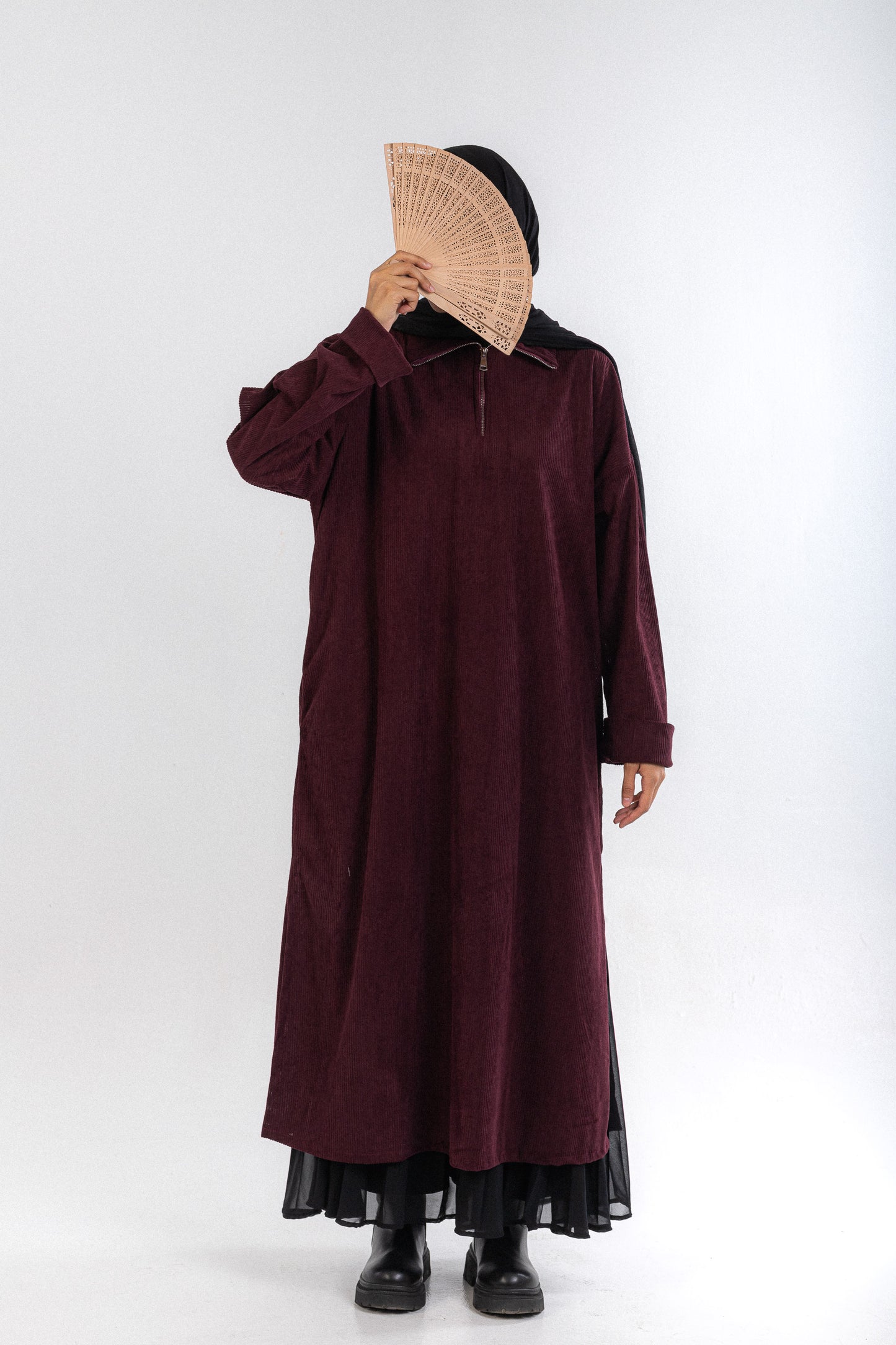 Khuta Tunic Burgundy