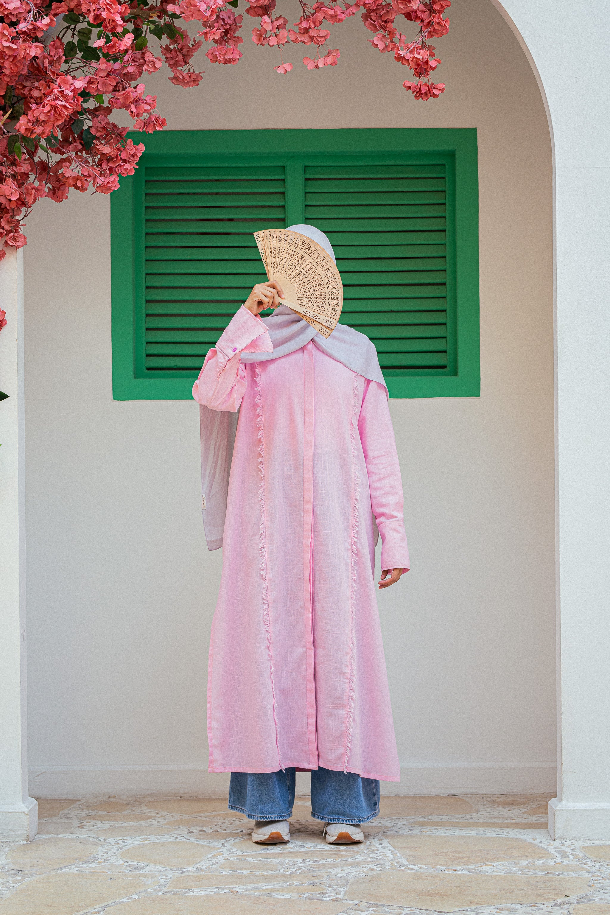 Palma Tunic - Powder Pink