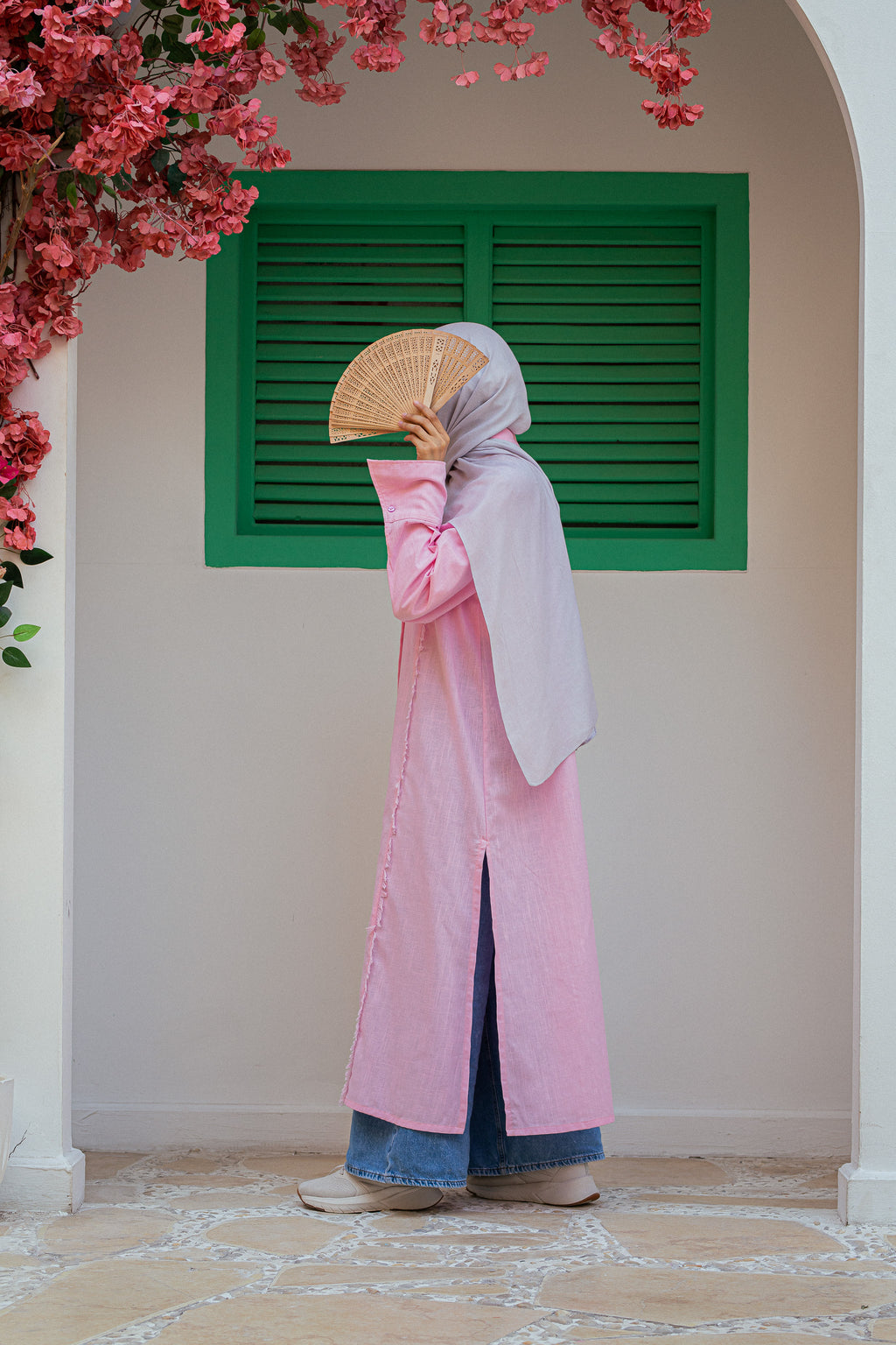 Palma Tunic - Powder Pink