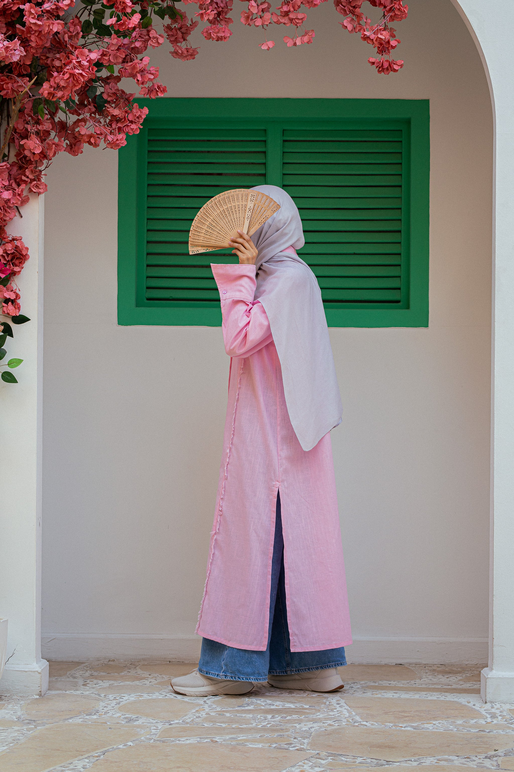 Palma Tunic - Powder Pink