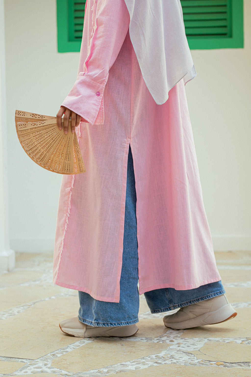 Palma Tunic - Powder Pink