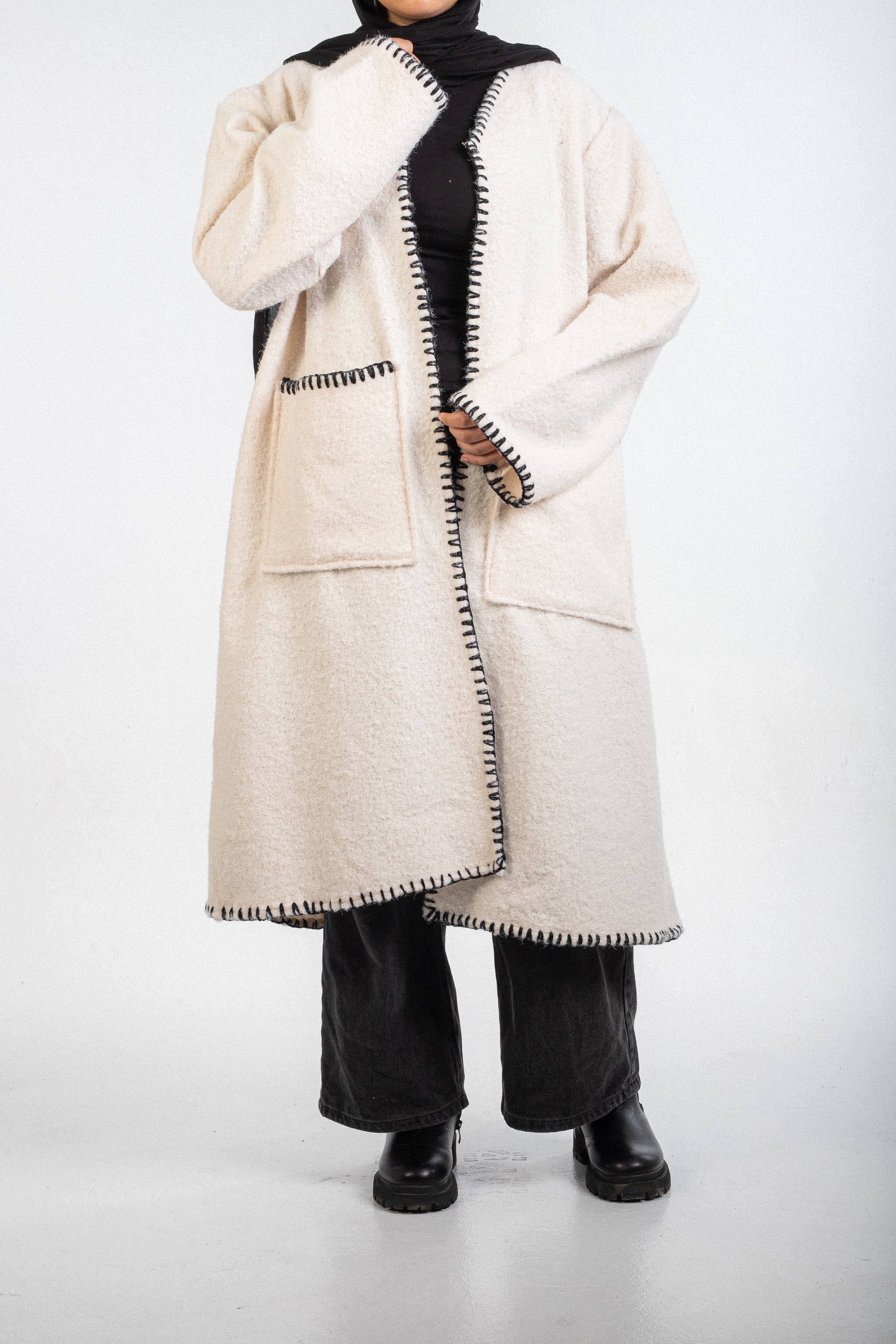 Athar Coat Off White