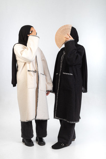 Athar Coat Off White