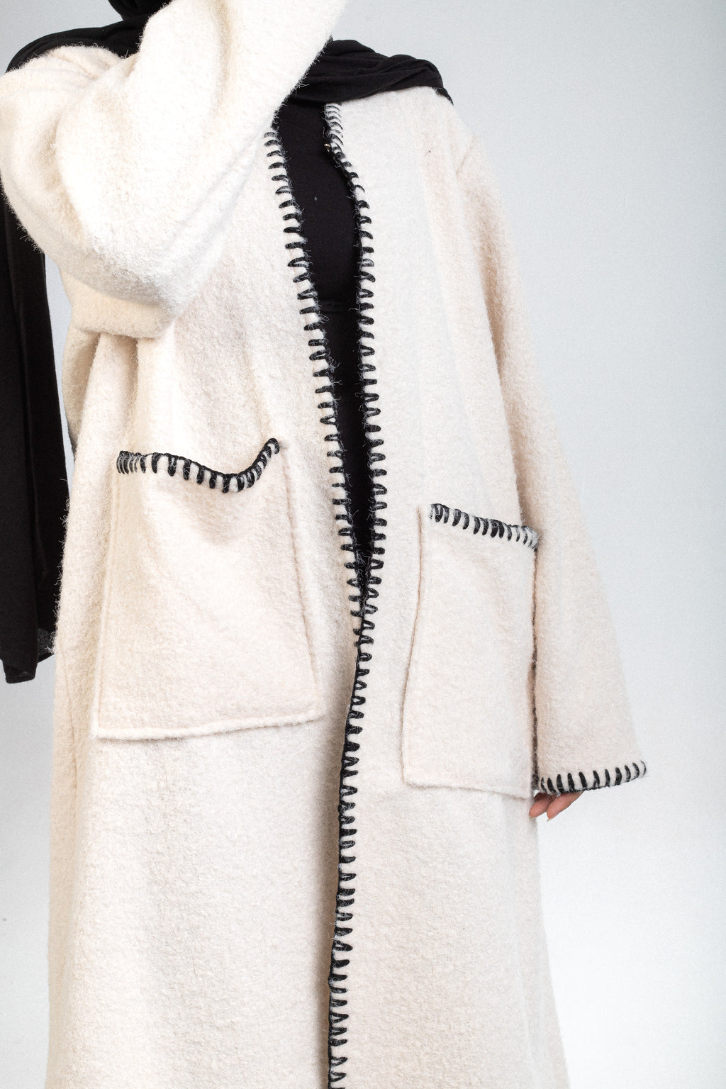 Athar Coat Off White