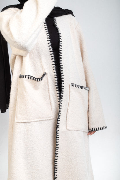 Athar Coat Off White